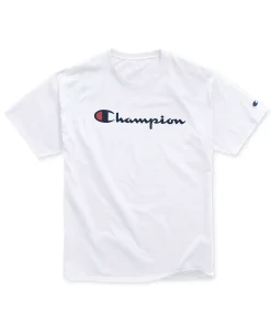 Champion Men's Script Logo T-Shirt -Champion Online 11381348 fpx