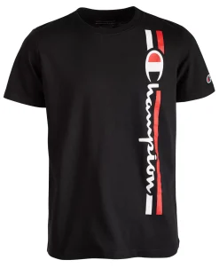 Champion Big Boys Vertical Logo Print T-shirt