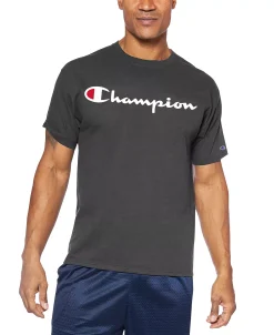 Champion Men's Big & Tall Script-Logo T-Shirt -Champion Online 16077742 fpx