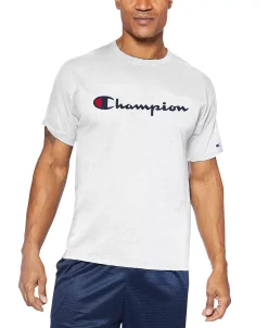 Champion Men's Big & Tall Script-Logo T-Shirt -Champion Online 16077746 fpx