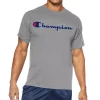 Champion Men's Big & Tall Script-Logo T-Shirt