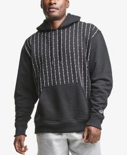 Champion Men's Pinstriped Hoodie