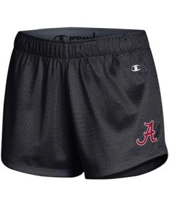 Champion Women's Black Alabama Crimson Tide Mesh Shorts 9 Champion Women's Black Alabama Crimson Tide Mesh Shorts -Champion Online 20301519 fpx
