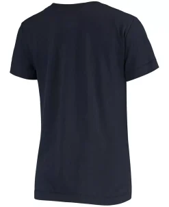 Champion Women's Navy Gonzaga Bulldogs University College Seal V-Neck T-shirt -Champion Online 20306350 fpx