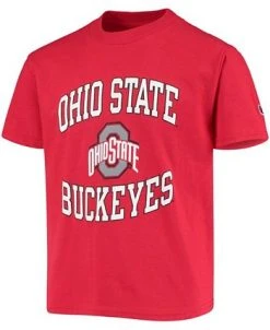 Champion Youth Scarlet Ohio State Buckeyes Circling Team Jersey T-shirt -Champion Online 20563536 fpx