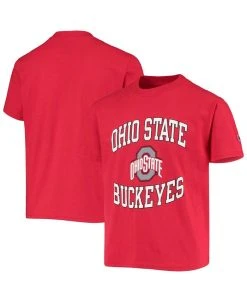 Champion Youth Scarlet Ohio State Buckeyes Circling Team Jersey T-shirt