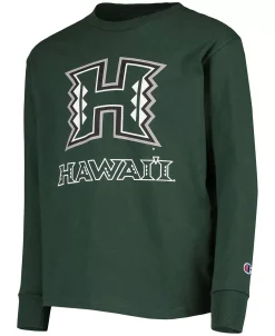 Champion Youth Green Hawaii Warriors Lockup Long Sleeve T-shirt 10 Champion Youth Green Hawaii Warriors Lockup Long Sleeve T-shirt -Champion Online 20563580 fpx