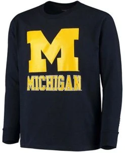 Champion Youth Navy Michigan Wolverines Lockup Long Sleeve T-shirt 9 Champion Youth Navy Michigan Wolverines Lockup Long Sleeve T-shirt -Champion Online 20563601 fpx
