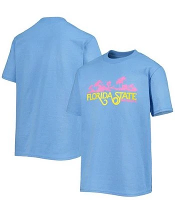 Champion Youth Light Blue Florida State Seminoles Beach Club Palm Trees T-shirt 4 Champion Youth Light Blue Florida State Seminoles Beach Club Palm Trees T-shirt - Image 2