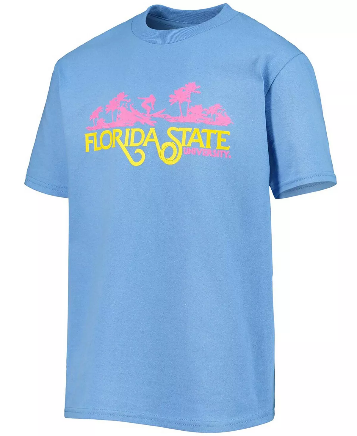 Champion Youth Light Blue Florida State Seminoles Beach Club Palm Trees T-shirt 6 Champion Youth Light Blue Florida State Seminoles Beach Club Palm Trees T-shirt - Image 4