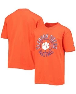 Champion Youth Orange Clemson Tigers Basketball T-shirt