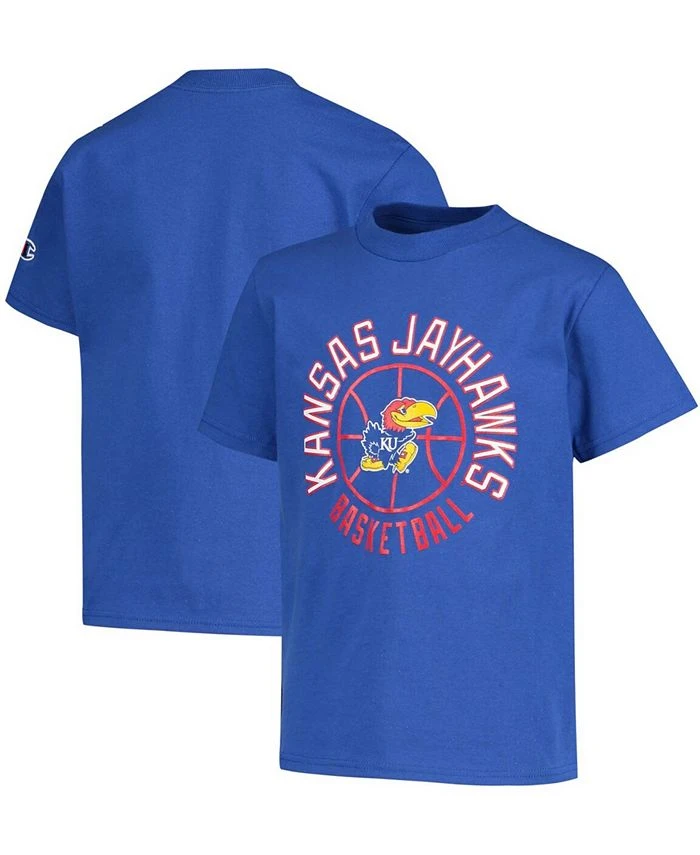 Champion Youth Royal Kansas Jayhawks Basketball T-shirt 3 Champion Youth Royal Kansas Jayhawks Basketball T-shirt