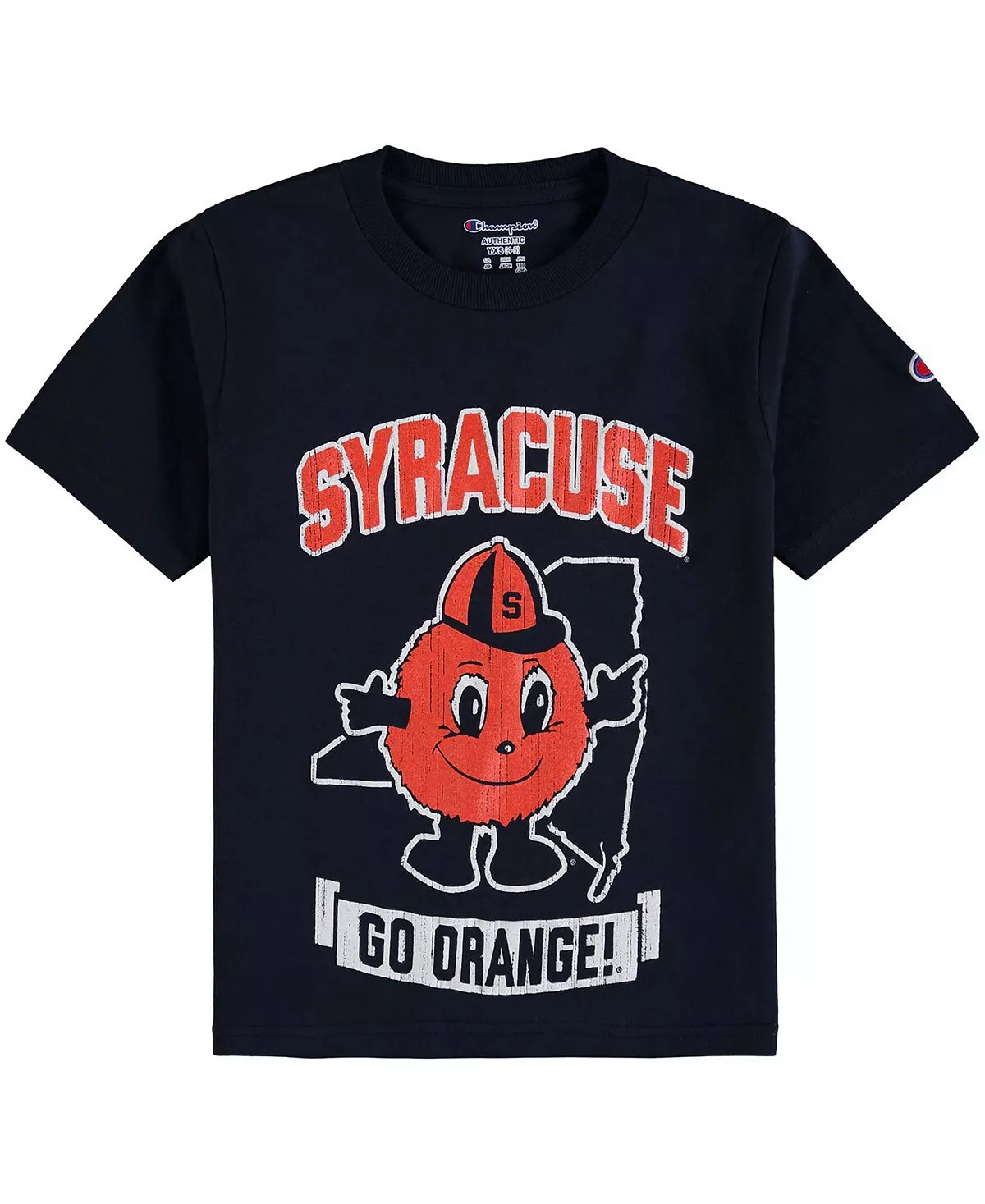 Champion Youth Navy Syracuse Orange Strong Mascot T-shirt 5 Champion Youth Navy Syracuse Orange Strong Mascot T-shirt - Image 3
