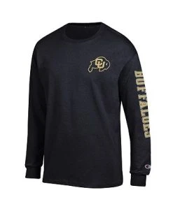 Champion Men's Black Colorado Buffaloes Team Stack Long Sleeve T-shirt 9 Champion Men's Black Colorado Buffaloes Team Stack Long Sleeve T-shirt -Champion Online 20773401 fpx