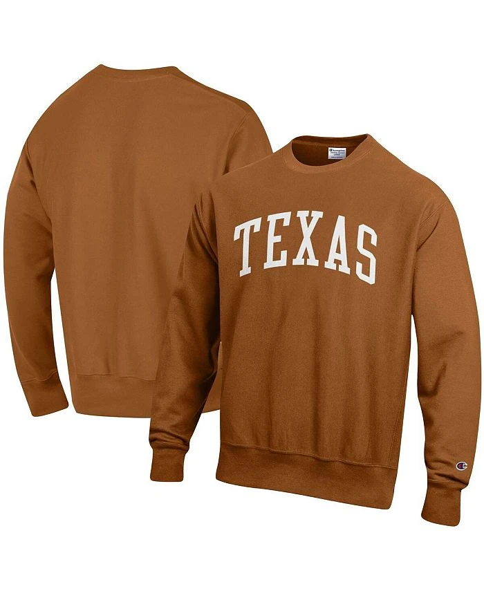 Champion Men's Texas Orange Texas Longhorns Arch Reverse Weave Pullover Sweatshirt 3 Champion Men's Texas Orange Texas Longhorns Arch Reverse Weave Pullover Sweatshirt