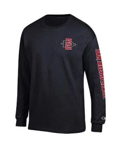 Champion Men's Black San Diego State Aztecs Team Stack Long Sleeve T-shirt 9 Champion Men's Black San Diego State Aztecs Team Stack Long Sleeve T-shirt -Champion Online 21135788 fpx