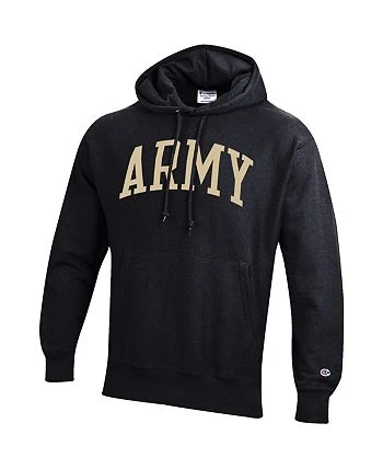 Champion Men's Black Army Black Knights Team Arch Reverse Weave Pullover Hoodie 5 Champion Men's Black Army Black Knights Team Arch Reverse Weave Pullover Hoodie - Image 3
