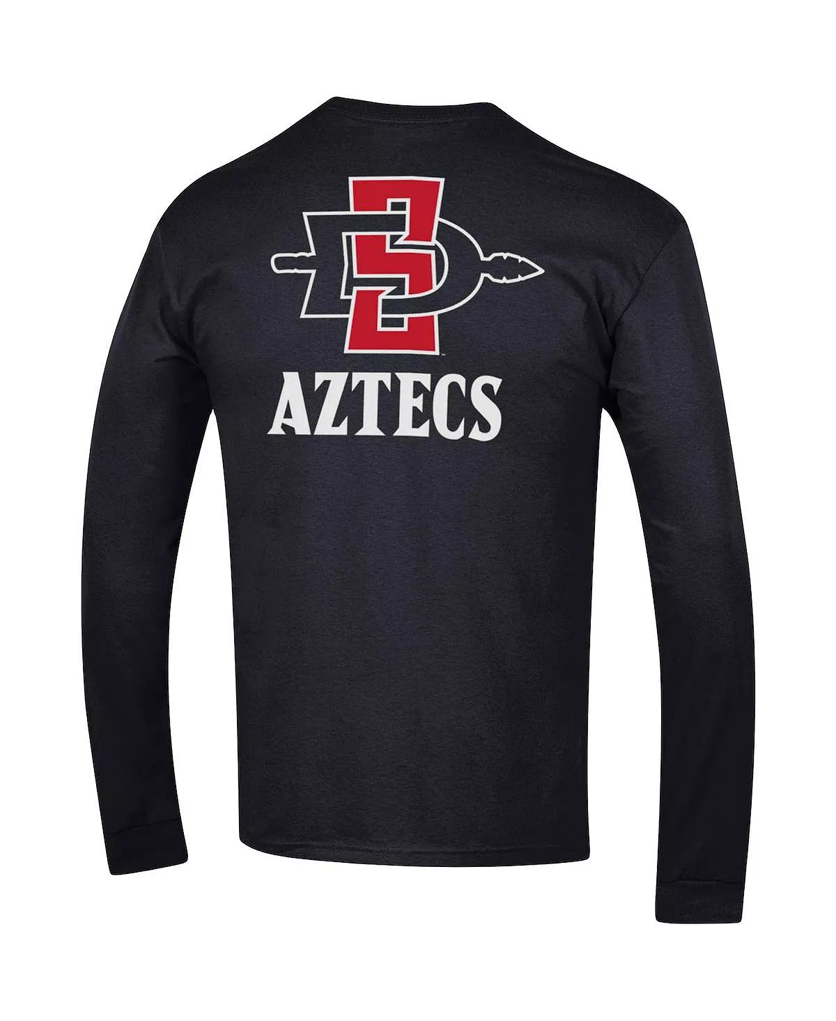 Champion Men's Black San Diego State Aztecs Team Stack Long Sleeve T-shirt 6 Champion Men's Black San Diego State Aztecs Team Stack Long Sleeve T-shirt - Image 4