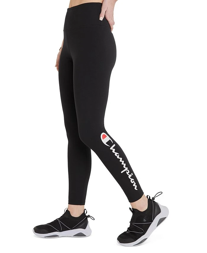 Champion Women's 7/8 Logo Authentic Leggings 3 Champion Women's 7/8 Logo Authentic Leggings