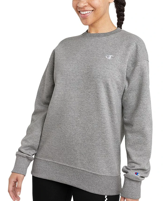 Champion Women's Powerblend Oversized Crewneck Sweatshirt 3 Champion Women's Powerblend Oversized Crewneck Sweatshirt