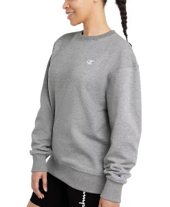 Champion Women's Powerblend Oversized Crewneck Sweatshirt 8 Champion Women's Powerblend Oversized Crewneck Sweatshirt -Champion Online 21247243 fpx