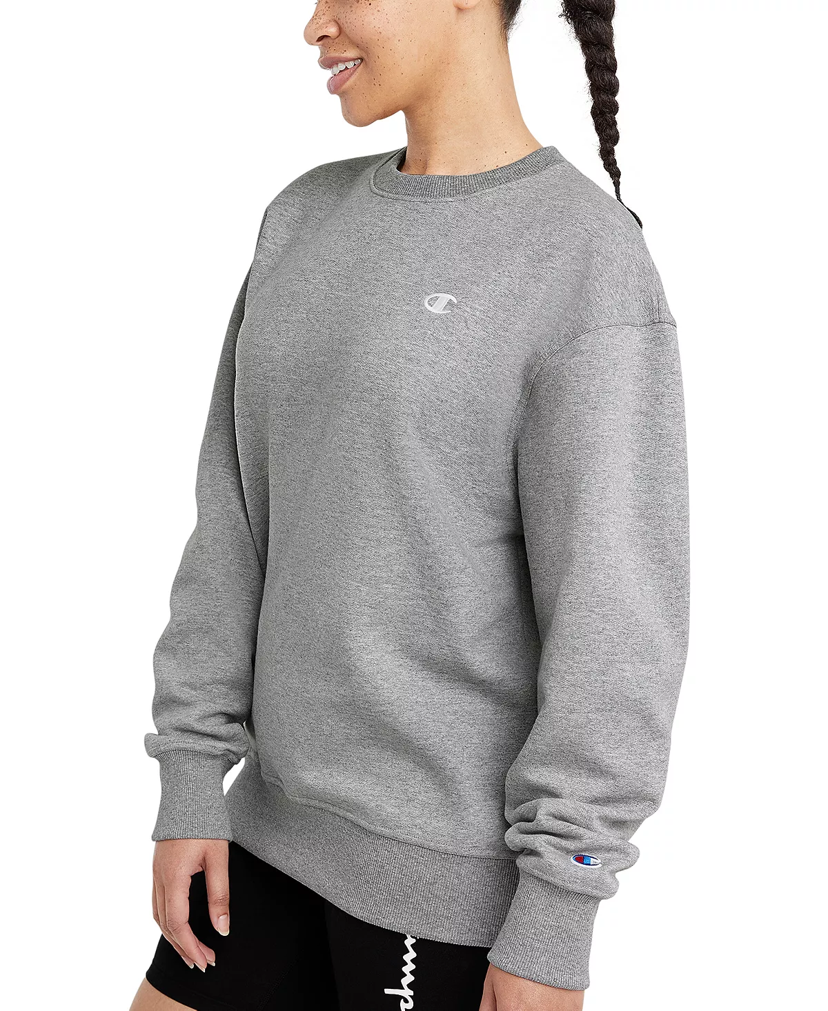 Champion Women's Powerblend Oversized Crewneck Sweatshirt 5 Champion Women's Powerblend Oversized Crewneck Sweatshirt - Image 3