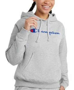 Champion Women's Relaxed Logo Fleece Sweatshirt Hoodie