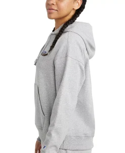 Champion Women's Relaxed Logo Fleece Sweatshirt Hoodie -Champion Online 21249290 fpx