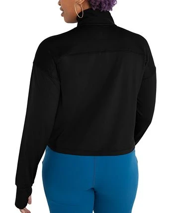 Champion Women's Soft Touch Quarter-Zip Top 4 Champion Women's Soft Touch Quarter-Zip Top - Image 2