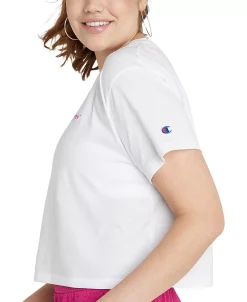 Champion Women's Cropped Logo T-Shirt 8 Champion Women's Cropped Logo T-Shirt -Champion Online 21302458 fpx