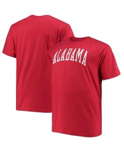 Champion Men's Crimson Alabama Crimson Tide Big And Tall Arch Team Logo T-shirt