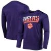 Champion Men's Purple Clemson Tigers Wordmark Slash Long Sleeve T-shirt 1 Champion Men's Purple Clemson Tigers Wordmark Slash Long Sleeve T-shirt -Champion Online 21625302 fpx