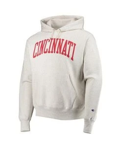 Champion Men's Heathered Oatmeal Cincinnati Bearcats Cincy Arch Pullover Hoodie 9 Champion Men's Heathered Oatmeal Cincinnati Bearcats Cincy Arch Pullover Hoodie -Champion Online 21631176 fpx