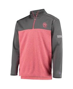 Champion Men's Crimson Oklahoma Sooners Gameday Quarter-Zip Jacket 10 Champion Men's Crimson Oklahoma Sooners Gameday Quarter-Zip Jacket -Champion Online 21631510 fpx