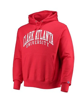 Champion Men's Red Clark Atlanta University Panthers Tall Arch Pullover Hoodie 5 Champion Men's Red Clark Atlanta University Panthers Tall Arch Pullover Hoodie - Image 3