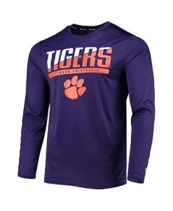 Champion Men's Purple Clemson Tigers Wordmark Slash Long Sleeve T-shirt 9 Champion Men's Purple Clemson Tigers Wordmark Slash Long Sleeve T-shirt -Champion Online 21631958 fpx
