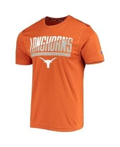 Champion Men's Texas Orange Texas Longhorns Wordmark Slash T-shirt -Champion Online 21632223 fpx