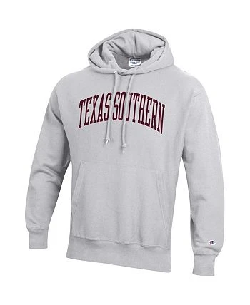 Champion Men's Gray Texas Southern Tigers Tall Arch Pullover Hoodie 5 Champion Men's Gray Texas Southern Tigers Tall Arch Pullover Hoodie - Image 3