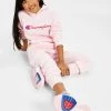Champion Big Girls Classic Script Fleece Jogger Pants