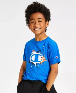 Champion Big Boys Paint Splatter T-Shirt