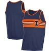 Champion Men's Navy Illinois Fighting Illini Colorblock Tank Top -Champion Online 21864599 fpx