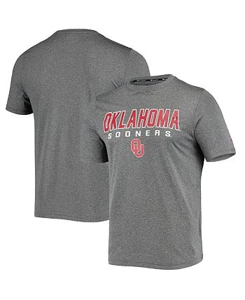 Champion Men's Gray Oklahoma Sooners Stack T-shirt 4 Champion Men's Gray Oklahoma Sooners Stack T-shirt - Image 2
