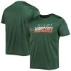 Champion Men's Green Miami Hurricanes Slash Stack T-shirt -Champion Online 21866463 fpx