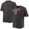 Champion Men's Heathered Charcoal Ohio State Buckeyes Big And Tall Arch Over Wordmark T-shirt -Champion Online 22005794 fpx