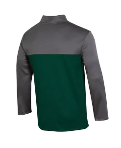 Champion Men's Hunter Green Miami Hurricanes Gameday Quarter-Zip Jacket -Champion Online 22007090 fpx