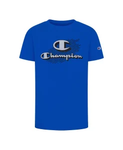 Champion Big Boys Streaks C Script T-shirt -Champion Online 22101790 fpx