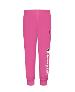 Champion Little Girls Script T-shirt And Fleece Jogger Pants, 2 Piece Set -Champion Online 22118807 fpx