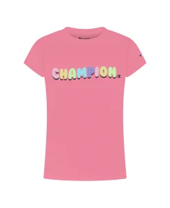 Champion Toddler Girls Rainbow Bubble Letters Graphic T-shirt