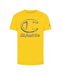 Champion Toddler Boys Hand Drawn C Script T-shirt