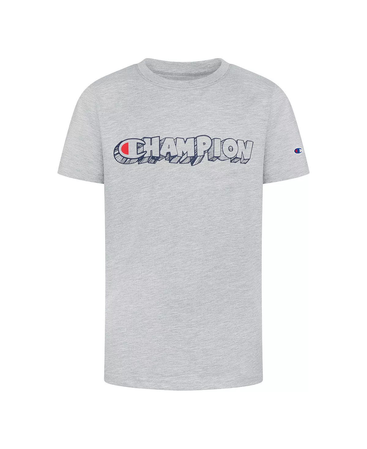 Champion Little Boys Hand Drawn Block Script T-shirt 3 Champion Little Boys Hand Drawn Block Script T-shirt